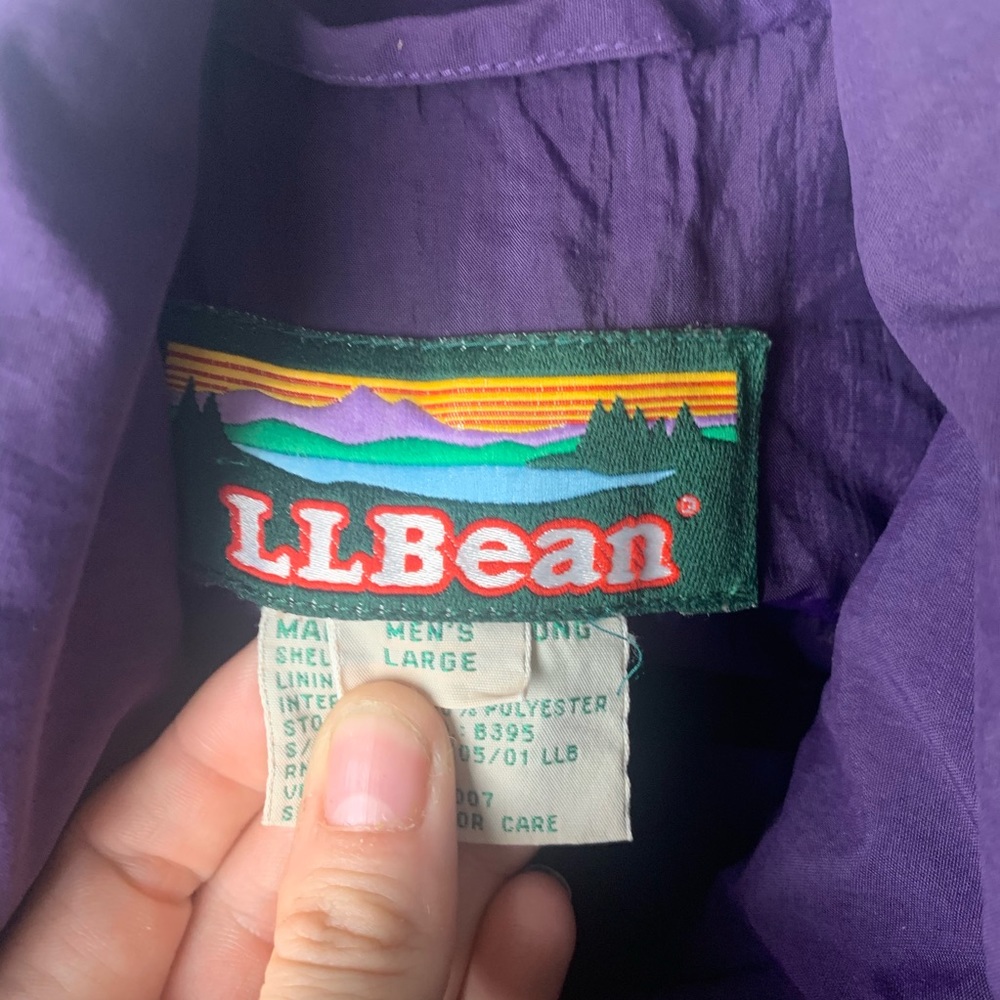 LL bean winter puffer jacket coat - Picture 4 of 8
